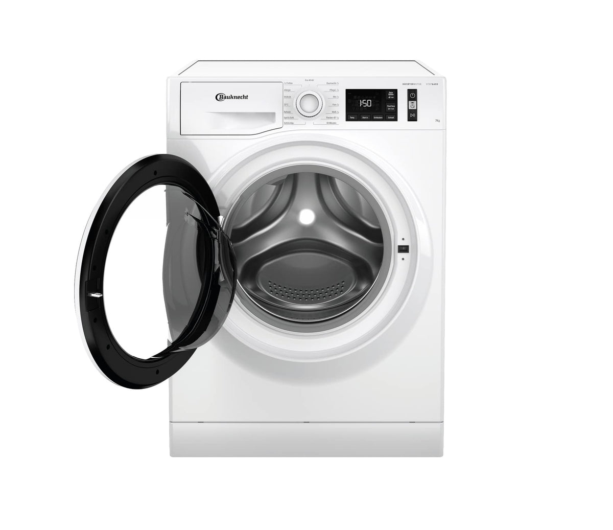 Bauknecht W Active 711 A Waschmaschine, 7 kg, 1400 U/min, Frontlader, Active Care Fleckentfernung, Flecken 40°, Dampfprogramme & Steam Hygiene, leiser Inverter-Motor, Stop&Add, Weiß