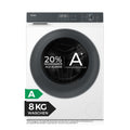 Haier Frontlader Waschmaschine 8kg I G3 Serie I A -20%, 1.400 U/Min., leiser Inverter-Motor, Automatik- und Expressprogramm, Aquastop-Schlauch, Hygiene-Technologien I HW80-BP1427637T