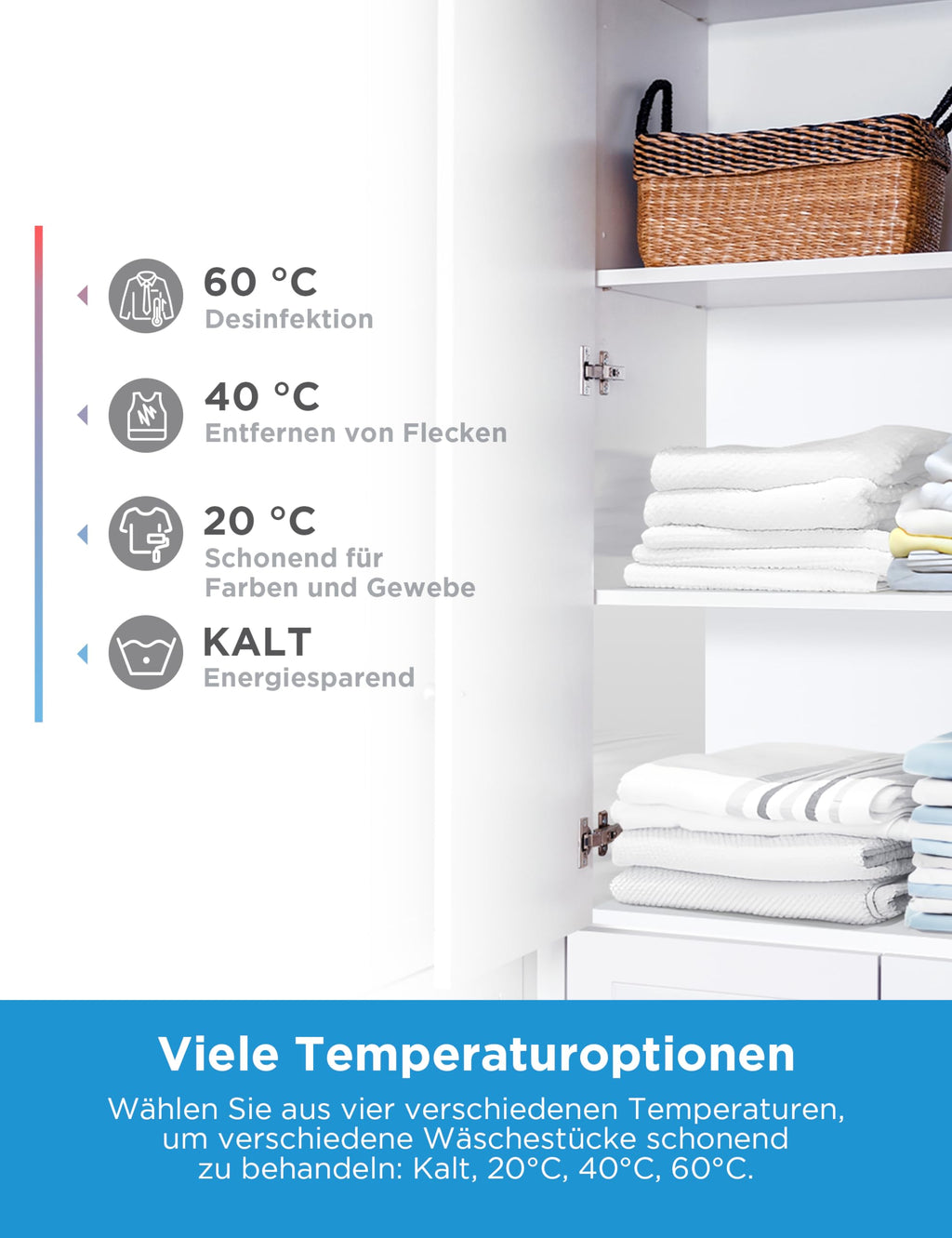 Midea MF10EW70BA10 Waschmaschine / 7kg / 1400 U/Min/EEK A-10%/Inverter Quattro Motor/Dampffunktion/Grosse Trommel/Nachlegefunktion/Kindersicherung/AquaStop, Weiß
