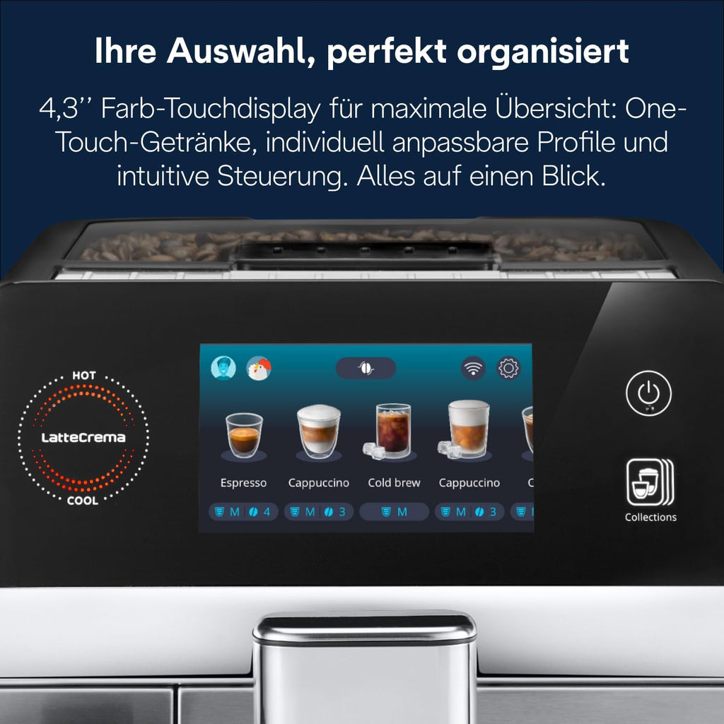 De'Longhi Eletta Ultra Silent Tech Fully Automatic Coffee Machine with 50+