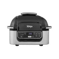 Ninja   Foodi   Grill   &   Airfryer,   5.7L   Hot   Air   Fryer,   Air   Fryer,   Dishwasher-Safe   Parts,   5-in-1,   Black/Silver   AG301EU
