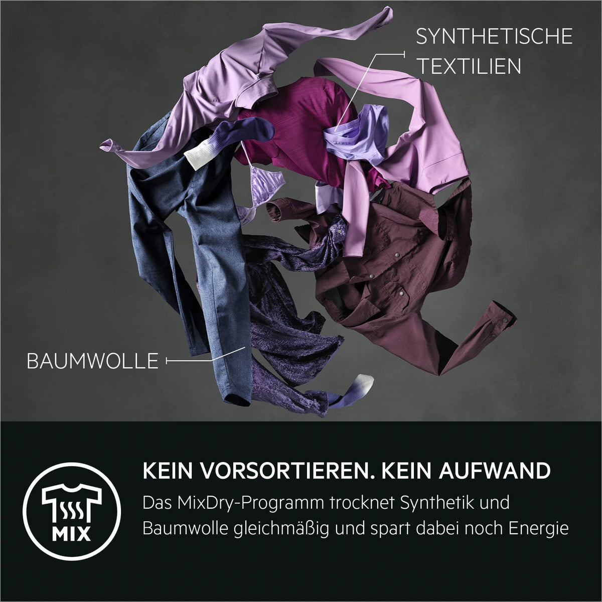AEG Wärmepumpentrockner 8 kg, Testsieger der Stiftung Warentest, Serie 9000 AbsoluteCarePlus - Daunentrocknung, 3D-Scan Restfeuchteermittlung, C, Knitterschutz, Trommelbeleuchtung, TR9AMZ2024