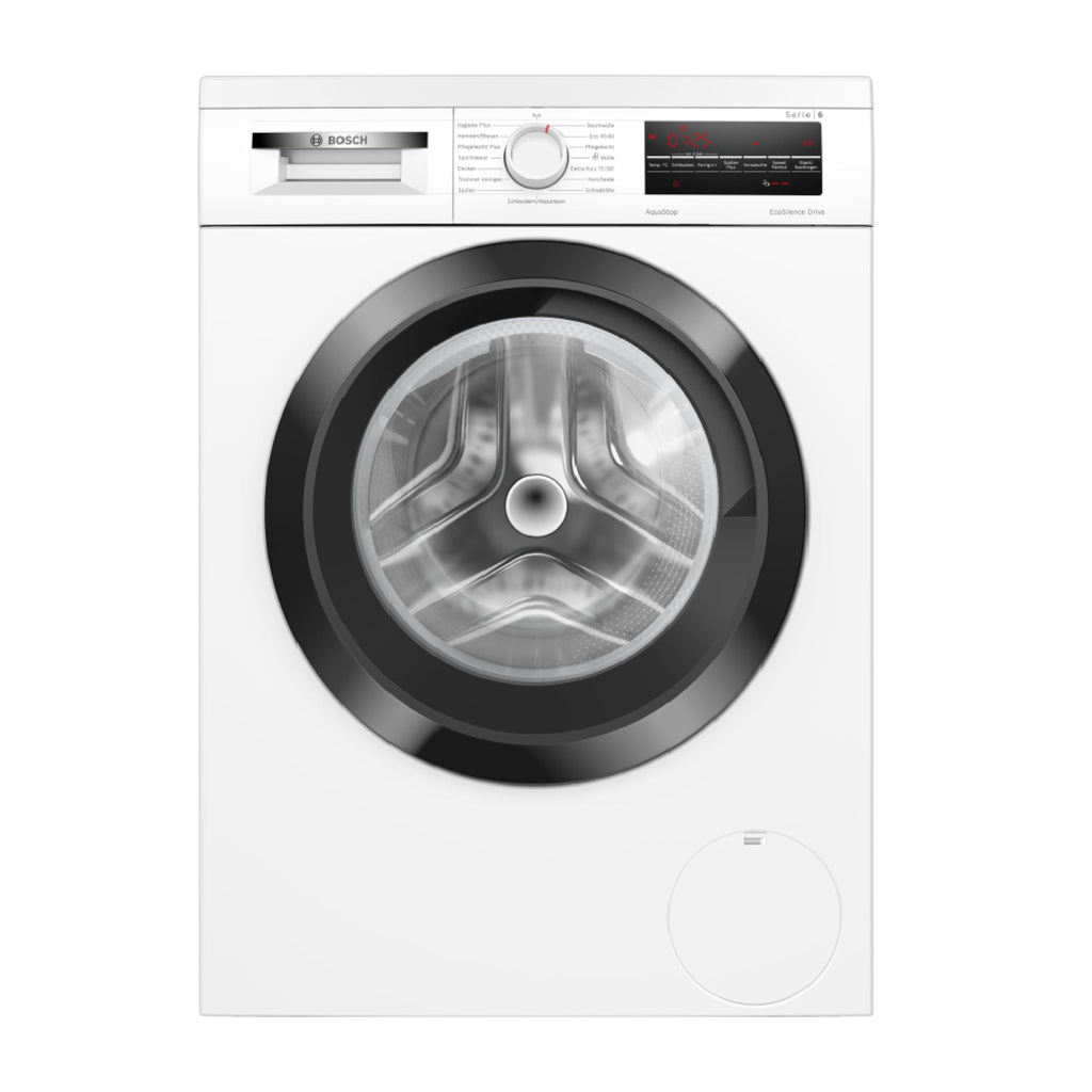 Bosch WUU28T48, Serie 6, Unterbaufähige Waschmaschine, 1-8kg, 1400 UpM, Maximale Energie- und Wasserersparnis, Speed Perfect, Extraprogramme für Sport, Dunkles und Babykleidung, Nachlegefunktion