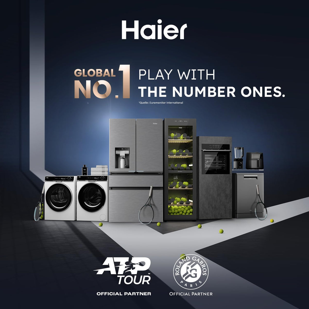 Haier Frontlader Waschmaschine 8kg I I-PRO SERIE 1 HW80-BP14929 I Washing Machine mit A-Effizienz, 1.400 U/Min. & sparsamem Inverter-Motor I Inkl. Refresh- sowie Expressprogramm und Mengenautomatik