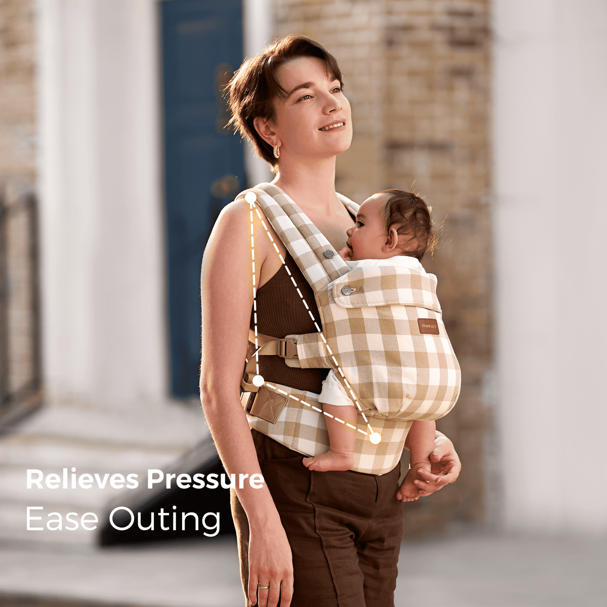 Momcozy PureHug Ergonomische Babytrage