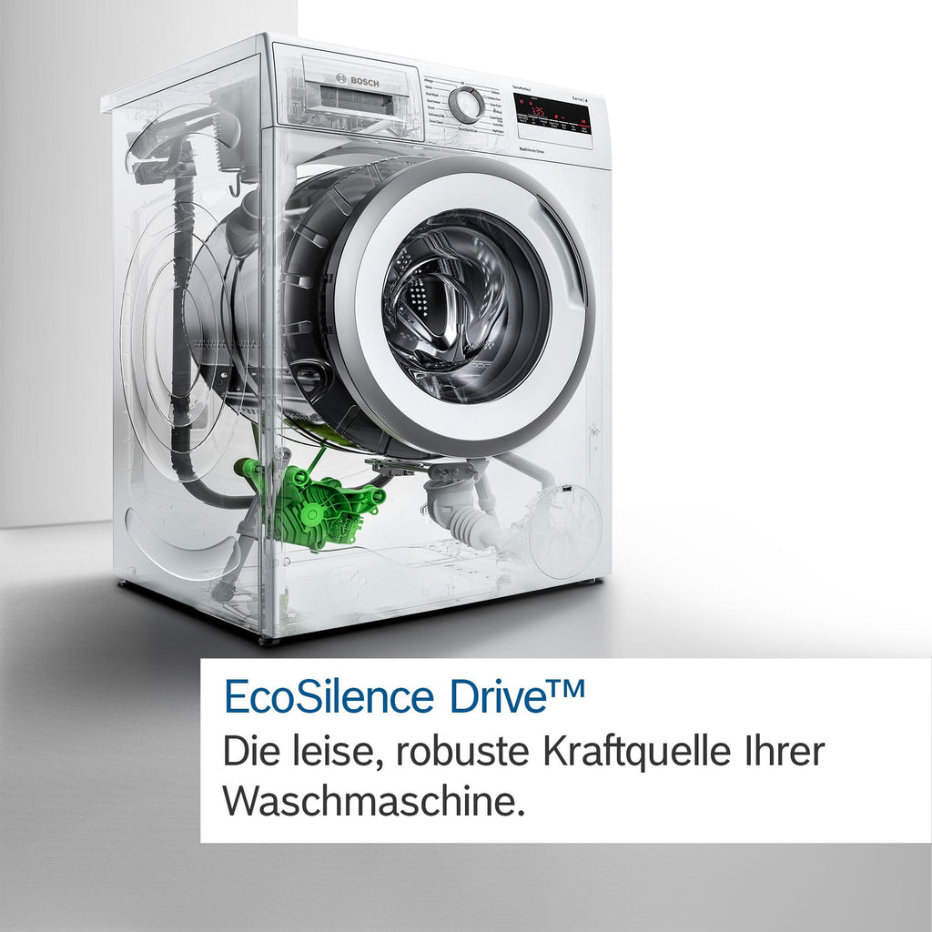 Bosch WGG254F10, Serie 6, Waschmaschine 10 kg, 1400 UpM, Frontlader, i-DOS Waschmitteldosierung, Fleckenautomatik, Iron Assist - weniger Falten, Touch Control, Schnelles Waschen, AquaStop, Weiß