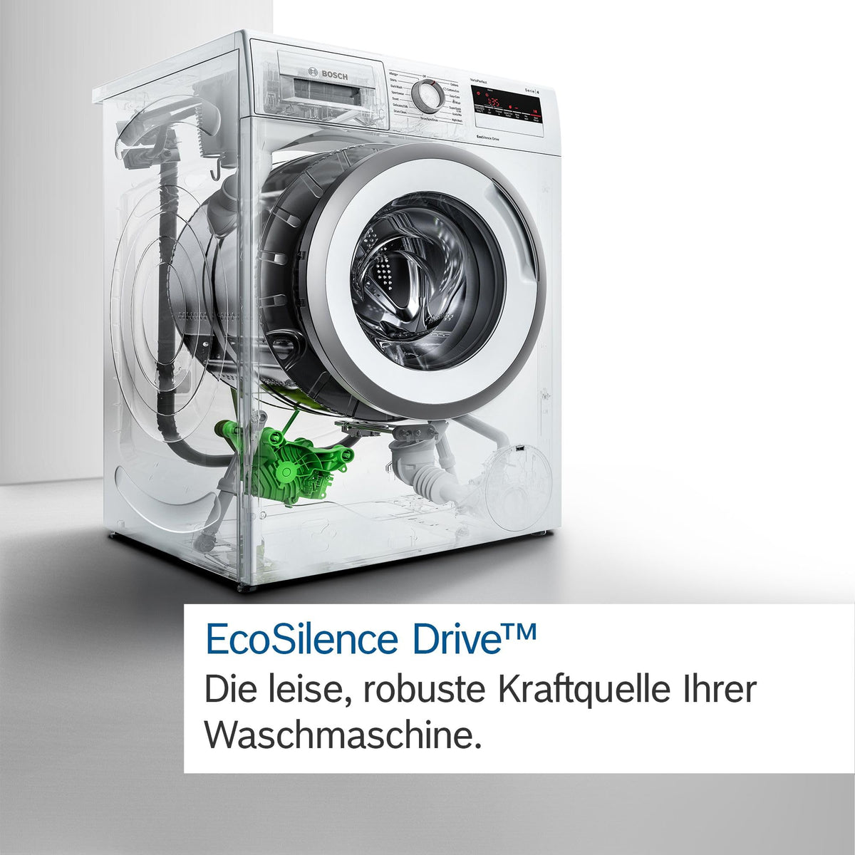 Bosch WGG254F10, Serie 6, Waschmaschine 10 kg, 1400 UpM, Frontlader, i-DOS Waschmitteldosierung, Fleckenautomatik, Iron Assist - weniger Falten, Touch Control, Schnelles Waschen, AquaStop, Weiß