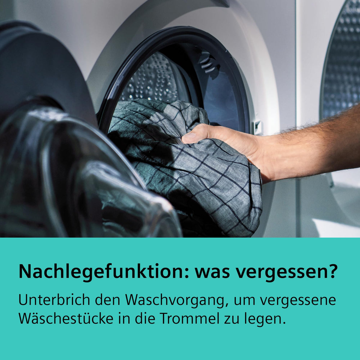 Siemens WU14UT42, iQ500 Waschmaschine, 9kg, 1400 UpM, Unterbaufähig, Extra stromsparend und leise, varioSpeed für kürzere Programme, LED-Display, Outdoor-Programm, Nachlegefunktion, aquaStop