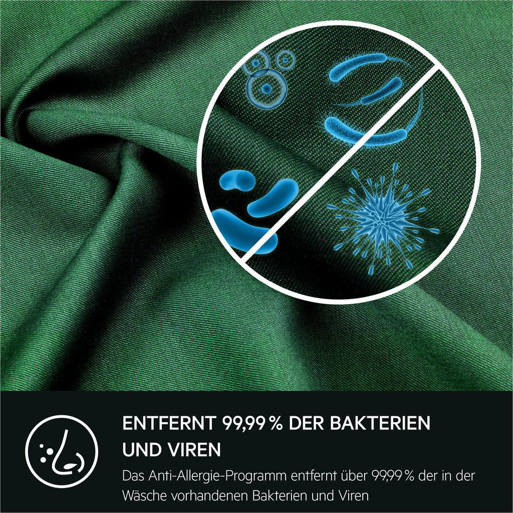 AEG Waschmaschine 8 kg, Serie 6000 ProSense: Mengenautomatik für automatische Anpassung von Waschdauer & Energieverbrauch, Startzeitvorwahl, Nachlegefunktion, Vollwasserschutz, 1400 U/min, L6AMZ48FL